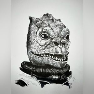 Star Wars bounty hunter art print